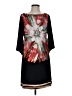 Fenn Wright Manson 100% Polyester Graphic Black Casual Dress Size S - photo 1