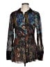 Alberto Makali 100% Polyester Brown Long Sleeve Blouse Size L - photo 1