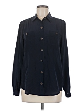 Club Monaco Long Sleeve Silk Top (view 1)
