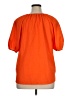 Talbots Orange Short Sleeve Blouse Size XL - photo 2