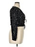Elodie 100% Rayon Black Long Sleeve Top Size XL - photo 4