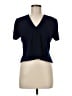 St. John Blue Short Sleeve Top Size M - photo 1