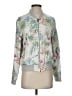 Faherty 100% Tencel Print White Track Jacket Size S - photo 1