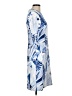 J. McLaughlin Print Blue Casual Dress Size M - photo 4