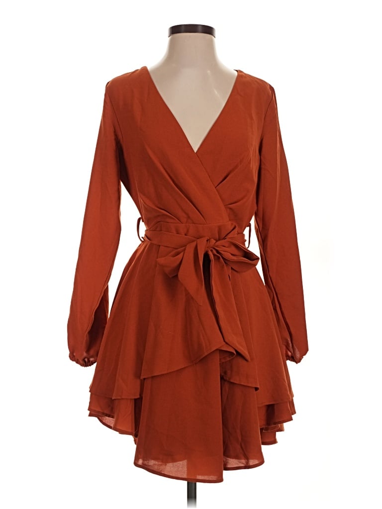 Pre-owned Made With Love Cocktail Dress In Orange