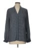 Violet & Claire 100% Polyester Houndstooth Gray Long Sleeve Blouse Size L - photo 1
