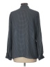 Violet & Claire 100% Polyester Houndstooth Gray Long Sleeve Blouse Size L - photo 2