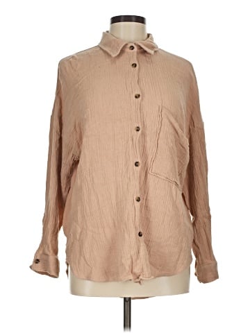 Altar'd State Long Sleeve Button-Down Shirt (view 1)