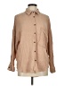 Altar'd State 100% Cotton Solid Tan Long Sleeve Button-Down Shirt Size Med - Lg - photo 1