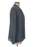 Violet & Claire 100% Polyester Houndstooth Gray Long Sleeve Blouse Size L - photo 4