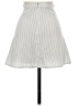 American Apparel Stripes White Formal Skirt Size XS - photo 2