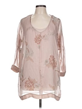 Soft Surroundings 3/4 Sleeve Silk Top (view 1)