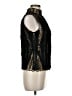 Zara 100% Polyester Black Sleeveless Blouse Size M - photo 4