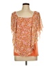 Naif Orange 3/4 Sleeve Blouse Size L - photo 1