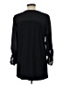 DR2 100% Polyester Black Long Sleeve Blouse Size L (petite) - photo 2