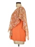 Naif Orange 3/4 Sleeve Blouse Size L - photo 5