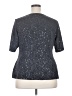 Connected Apparel Gray Short Sleeve Top Size 2X - photo 2