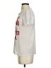 Express One Eleven Silver Short Sleeve Top Size S - photo 5