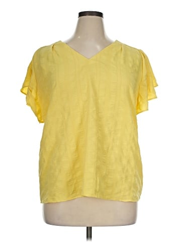 Counterparts Short Sleeve Blouse (view 1)