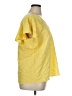 Counterparts Yellow Short Sleeve Blouse Size XL - photo 4
