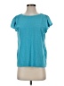 Talbots 100% Cotton Teal Short Sleeve Top Size S - photo 1