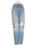 RE/DONE Hearts Blue Jeans Size 25 waist - photo 1