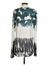 XCVI 100% Rayon Tie-dye Teal Long Sleeve Blouse Size S - photo 2