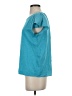 Talbots 100% Cotton Teal Short Sleeve Top Size S - photo 5