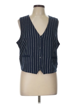 Ellen Tracy Sleeveless Button Down Shirt