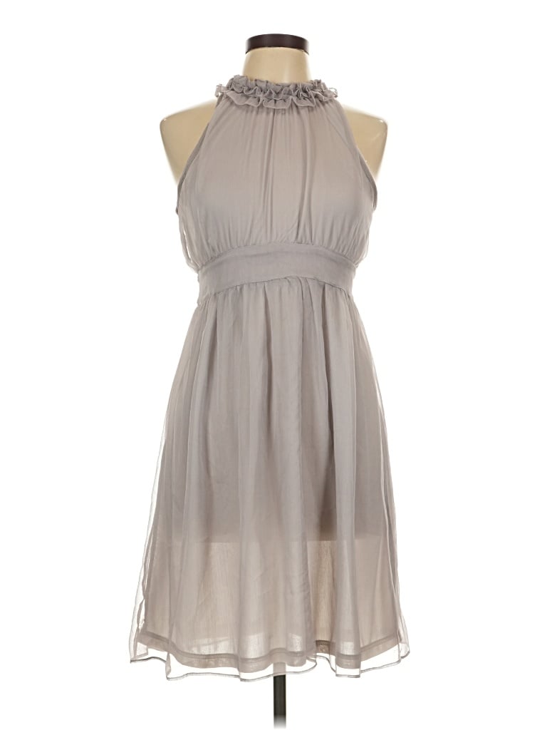 Pre-owned Francesca's Cocktail Dress In Gray