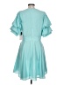 1.State 100% Polyester Solid Teal Casual Dress Size L - photo 2