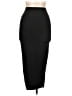 Unbranded Solid Black Casual Skirt Size L - photo 1