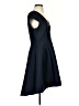 Halston Heritage Solid Blue Casual Dress Size 4 - photo 4