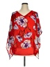 Cocomo Red 3/4 Sleeve Blouse Size 1X - photo 1