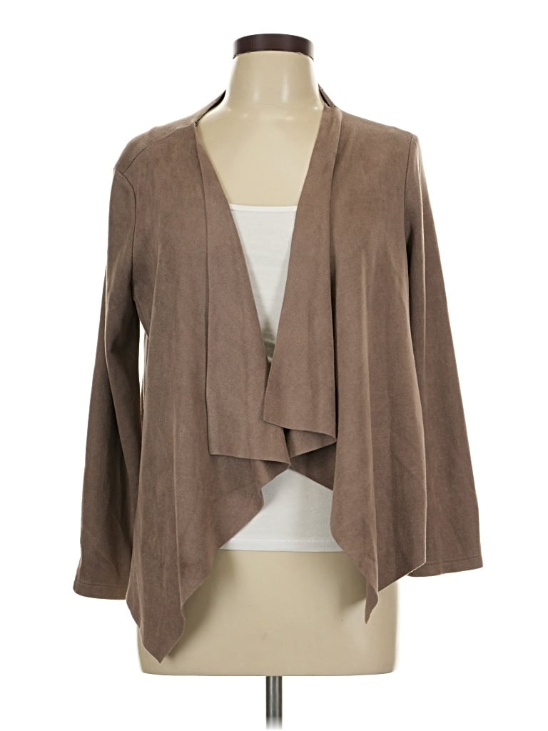 Pre-owned She + Sky Blazer Jacket In Tan