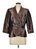 Alex Evenings 100% Polyester Metallic Brown Blazer Size L - photo 1