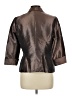 Alex Evenings 100% Polyester Metallic Brown Blazer Size L - photo 2