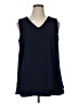 Nina Leonard Blue Sleeveless Top Size XL - photo 1