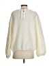 Zara Color Block Ivory Pullover Sweater Size S - photo 2