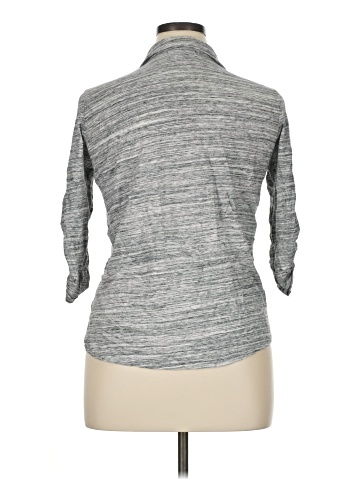 Liz Claiborne 3/4 Sleeve Button-Down Shirt (view 2)