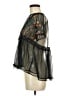 Zara Basic 100% Polyester Black Short Sleeve Blouse Size M - photo 5