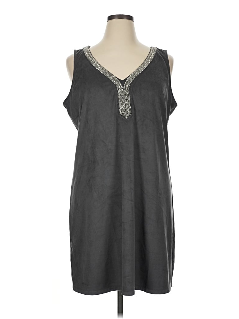 Pre-owned Tommy Bahama Casual Dress In Gray
