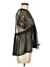 Zara Basic 100% Polyester Black Short Sleeve Blouse Size M - photo 4