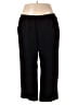 Catherines Solid Black Active Pants Size 3X Petite - photo 1