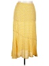 Rhode 100% Rayon Polka Dots Yellow Casual Skirt Size XXL - photo 1