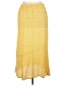 Rhode 100% Rayon Polka Dots Yellow Casual Skirt Size XXL - photo 2