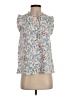 MELLODAY 100% Polyester Blue Sleeveless Blouse Size S - photo 1
