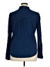 Boden 100% Cotton Blue Long Sleeve Blouse Size 14 - photo 2