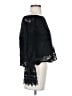 Aqua 100% Polyester Black Long Sleeve Top Size XS - photo 4