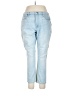 FRAME 100% Cotton Hearts Blue Jeans Size 32 waist - photo 1